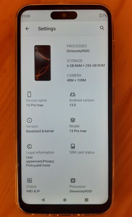 Telemóvel smartphone 15 Pro Max