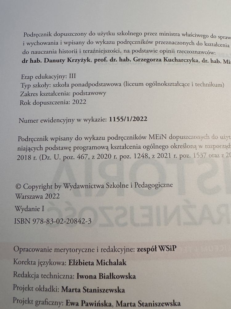 Historia i teraźniejszość [HiT] klasa 1