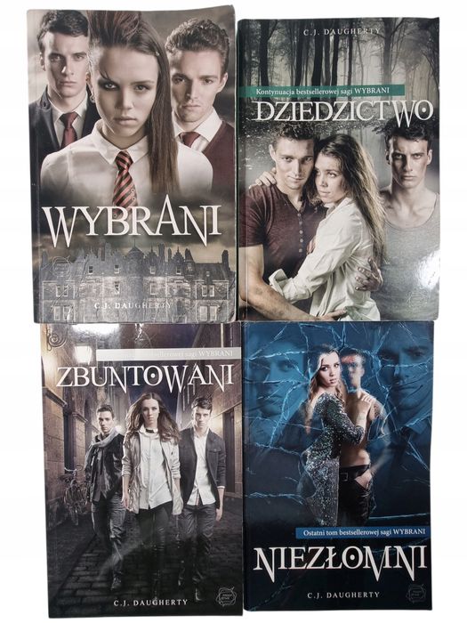 Wybrani / zestaw 4 książek / C.J. Daugherty