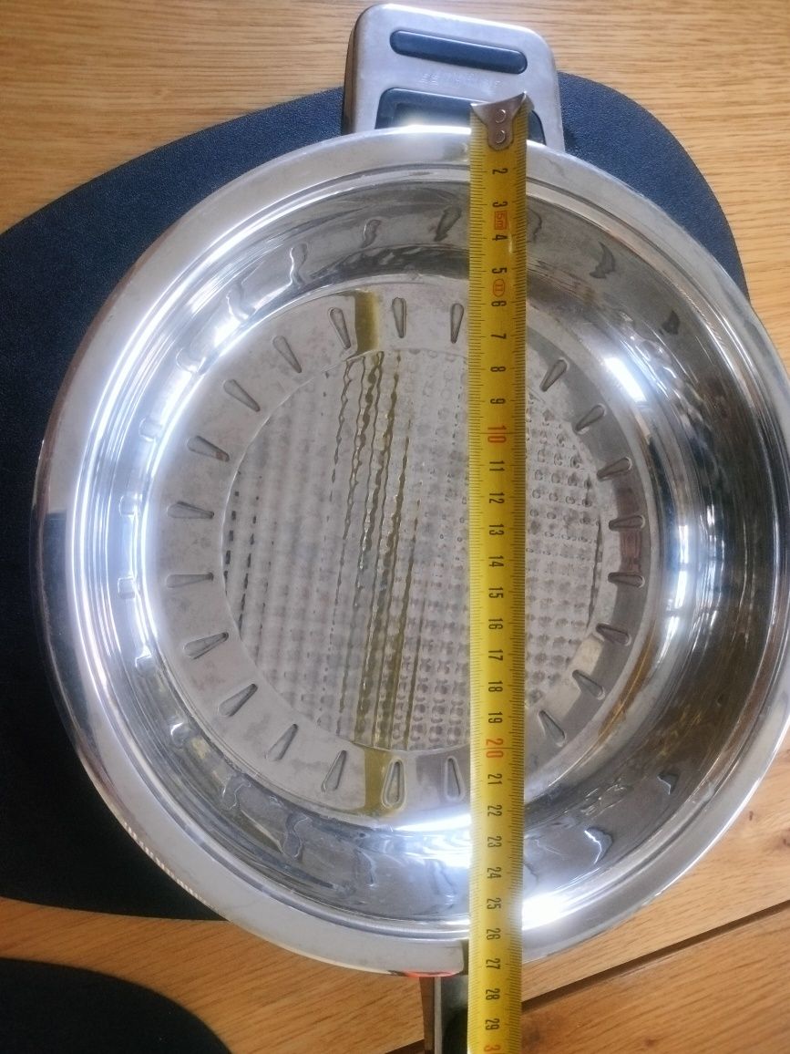 Patelnia grillowa Berghoff. 24cm stal 18/10