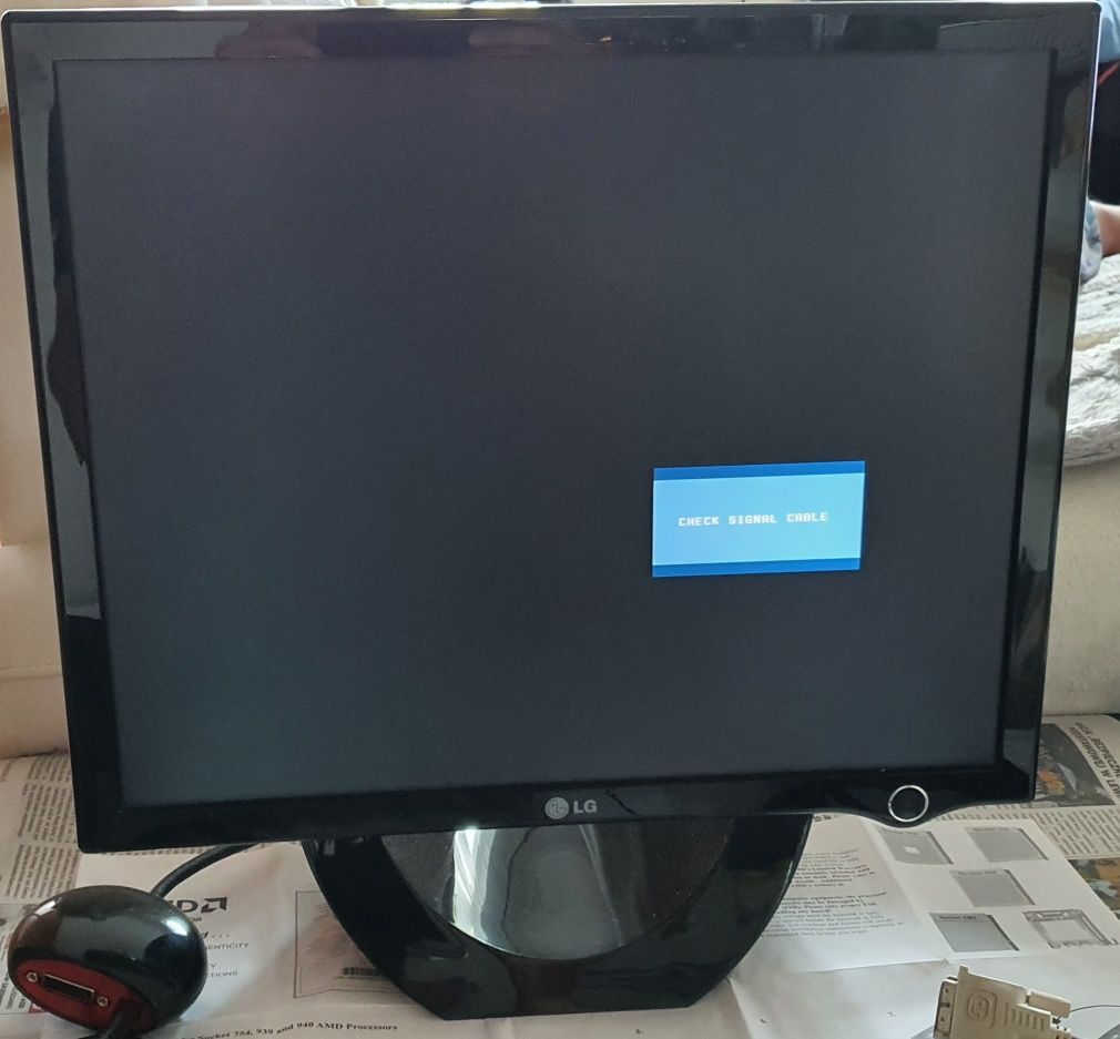 monitor lg flatron l1900e-bf 19"