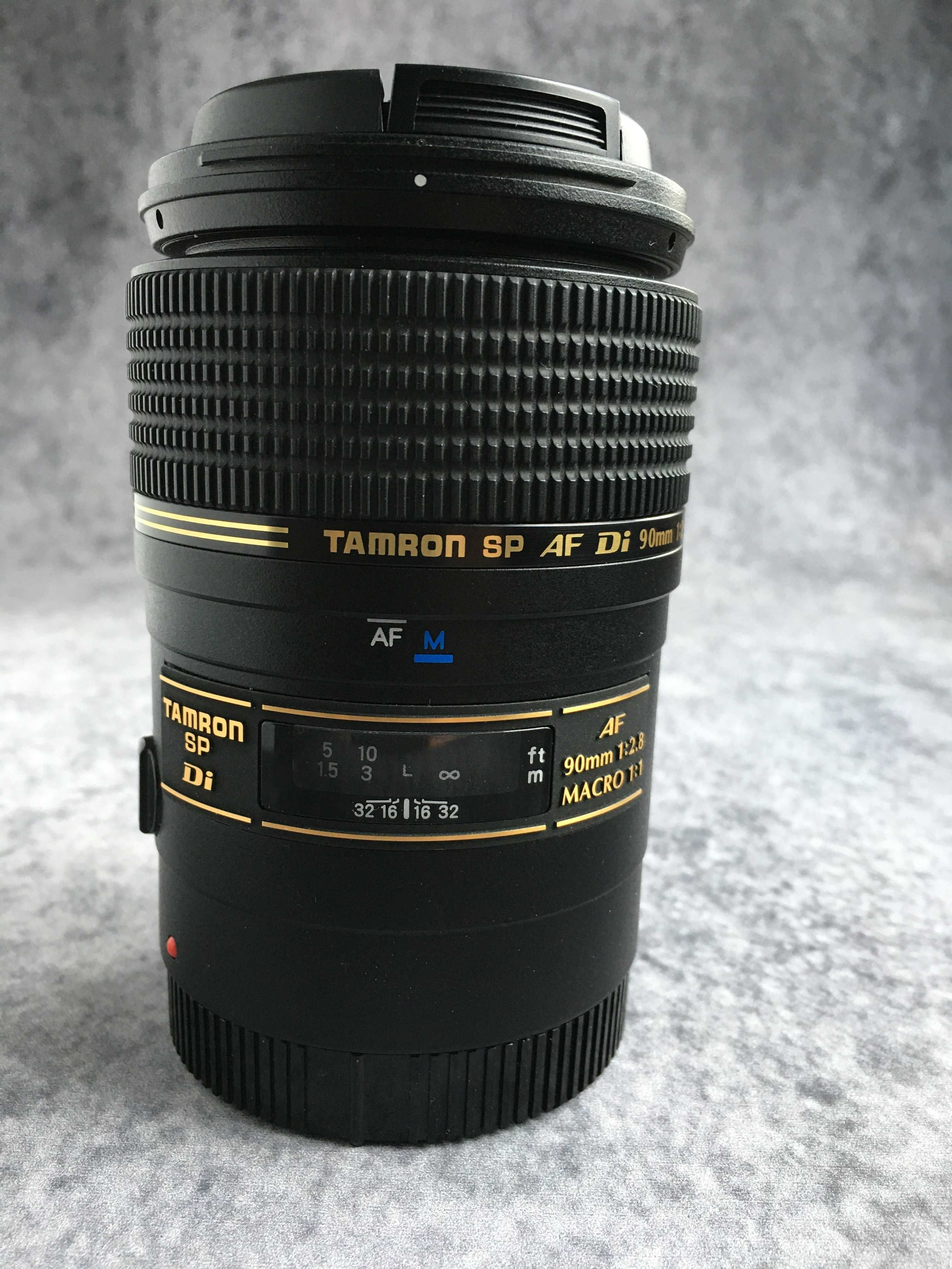 Obiektyw Tamron SP 90 mm f/2.8 Di MACRO 1:1, mocowanie Canon EF/EFS