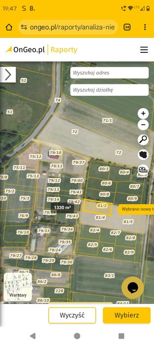 Działka budowlana w Skałka gm Kąty Wrocławskie