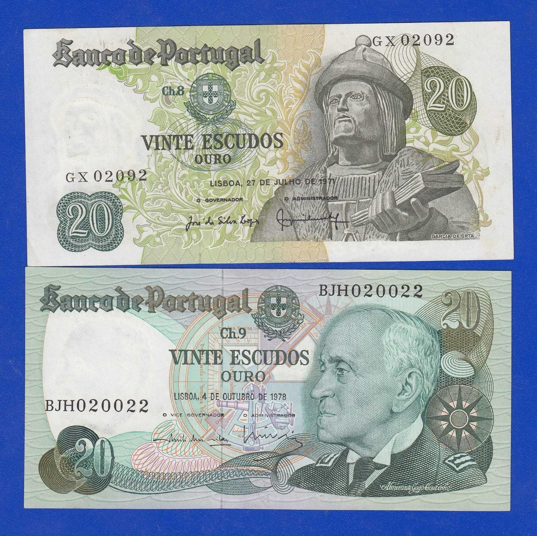 Portugal 20 escudos 1971/78 BELASSS