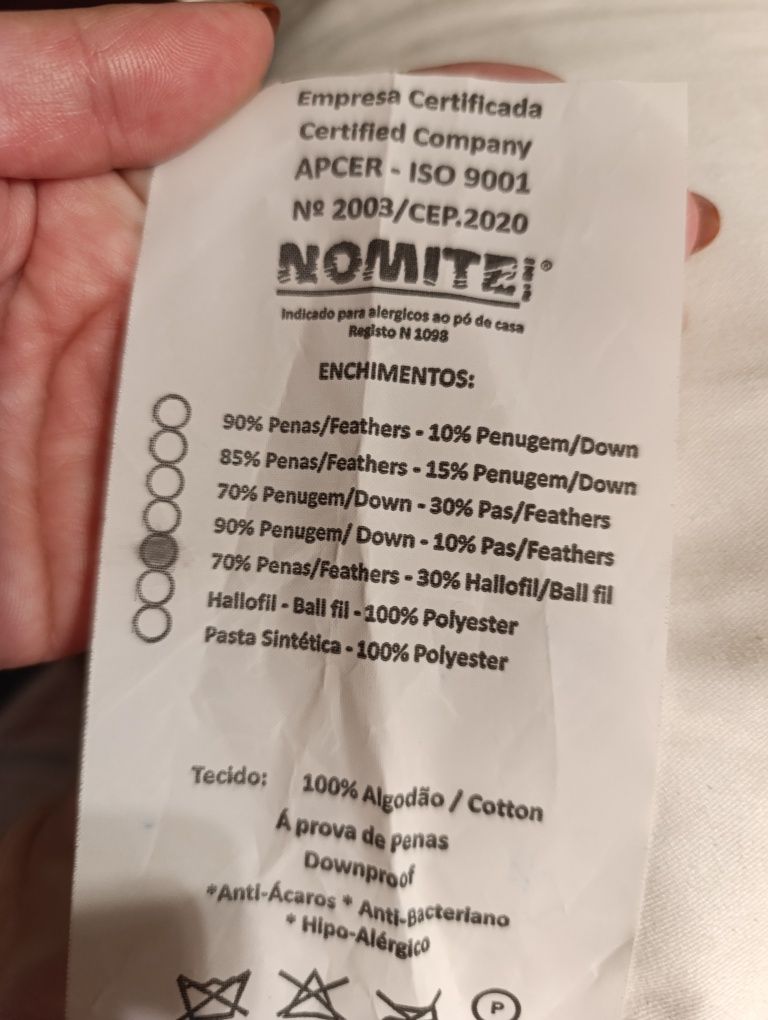 Almofada de penas - Nova
