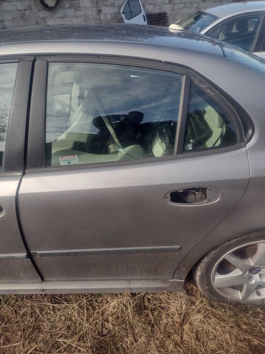 Kpl Drzwi lewy tył tylne lewe Saab 93 9-3 II sedan 02-07 ładne! 279