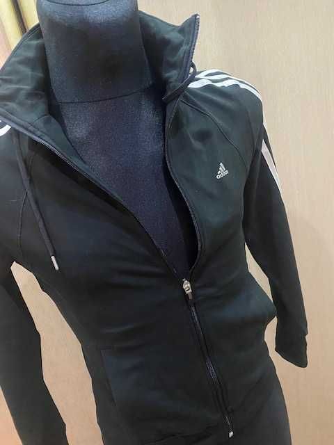 Bluza damska Adidas czarna, rozmiar z metki L.