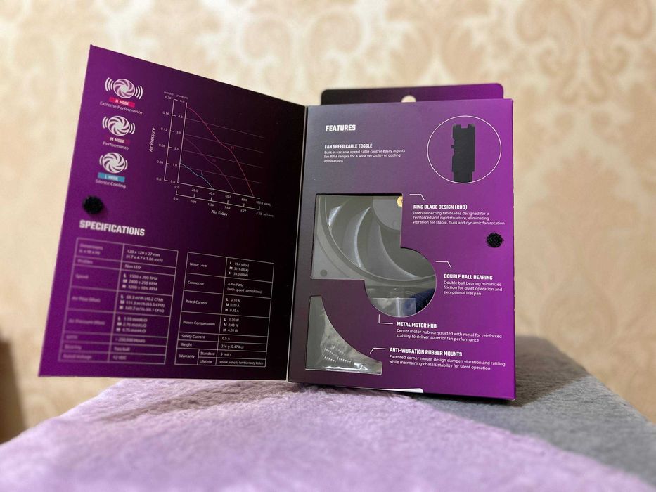 Вентилятор Cooler Master Mobius 120 OC