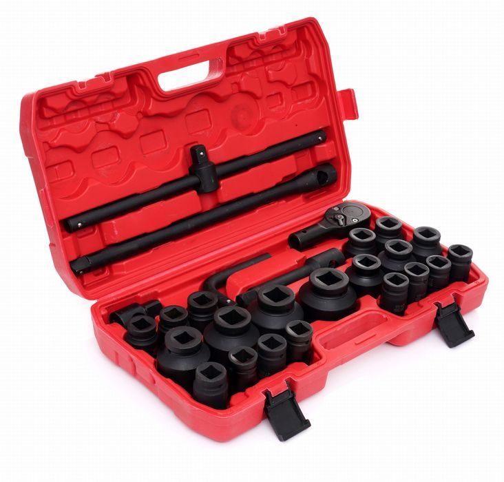 Nasadki udarowe 3/4" 26el. 6-kątne KD11758