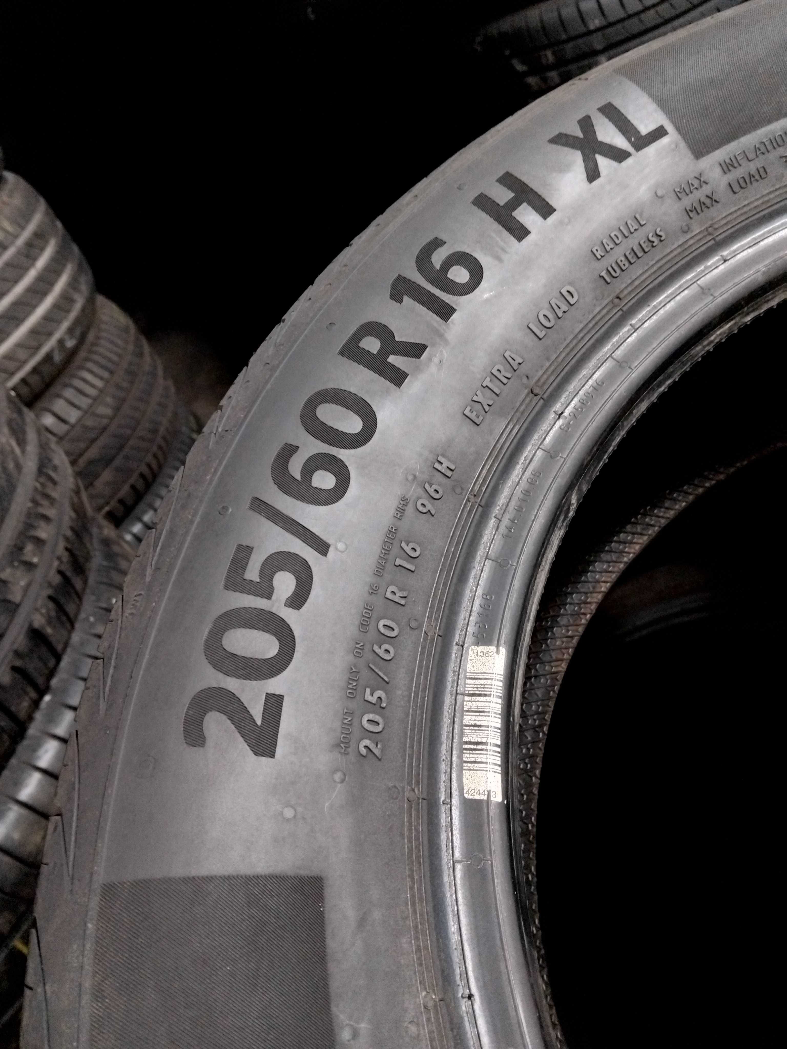 Шини бу 205/60 R16 Continental Premium Contact 6 Комплект Пара ЛІто