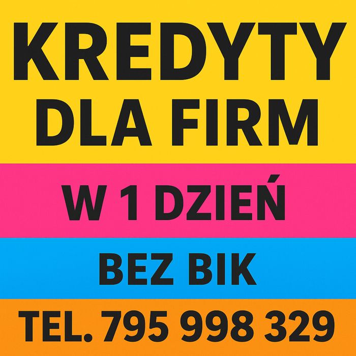 Kredyty bez bik 1 dzień