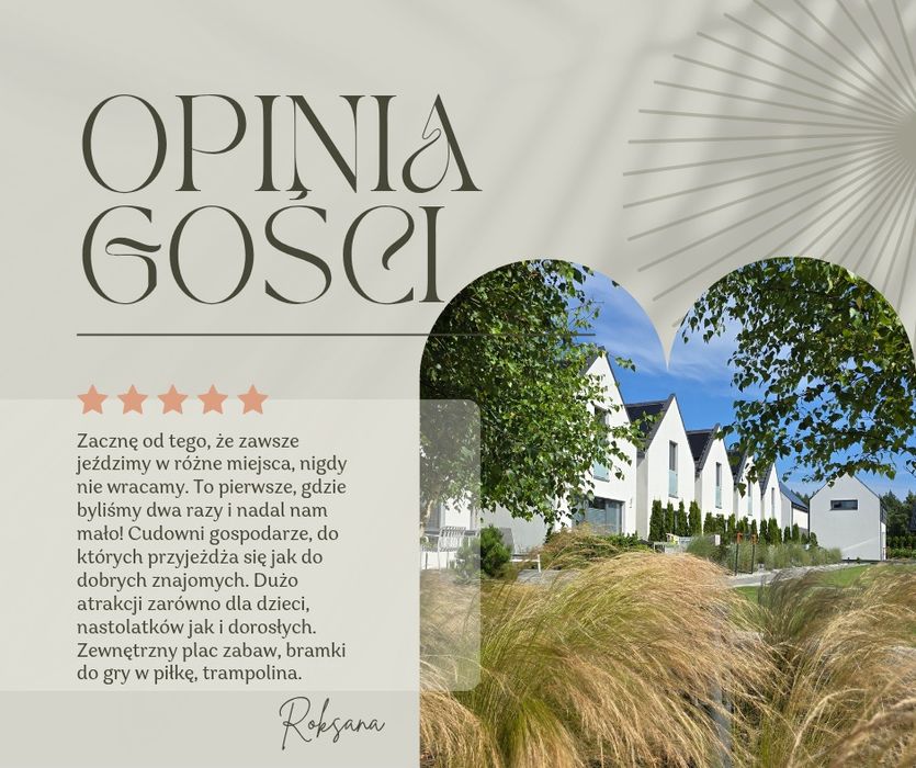 Luksusowe domki nad morzem sauna jacuzzi bilard małpi gaj