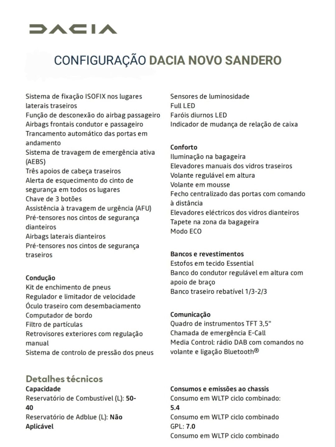 Dacia Sandero Stepway Eco-G 100 comfort