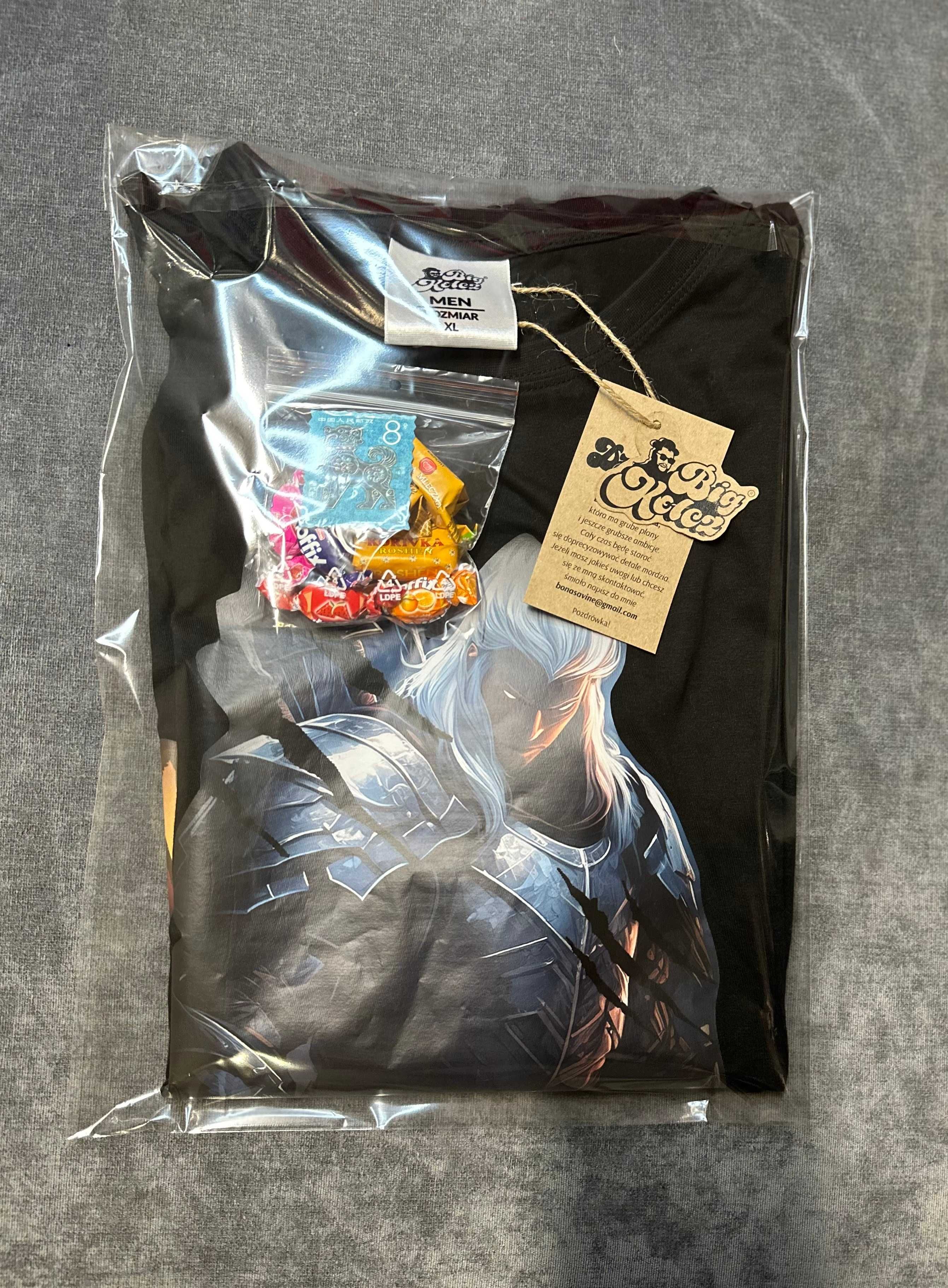 Koszulka Metin2 Bigkołcz Unisex czarna rozmiar. XL