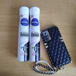 Zestaw 2 szt.200 ml.Dezodorant antyperspirant Nivea Black and White No