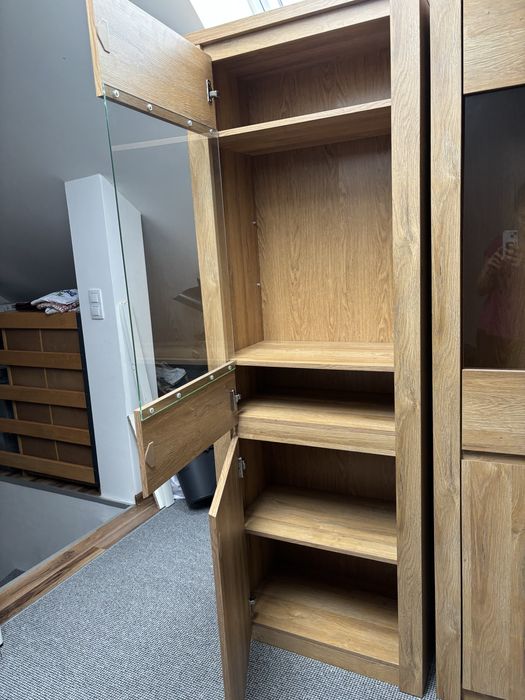 Witryna/szafka/ regał Walton black red white