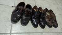 Conjunto sapatos em pele para homem, tamanho 42