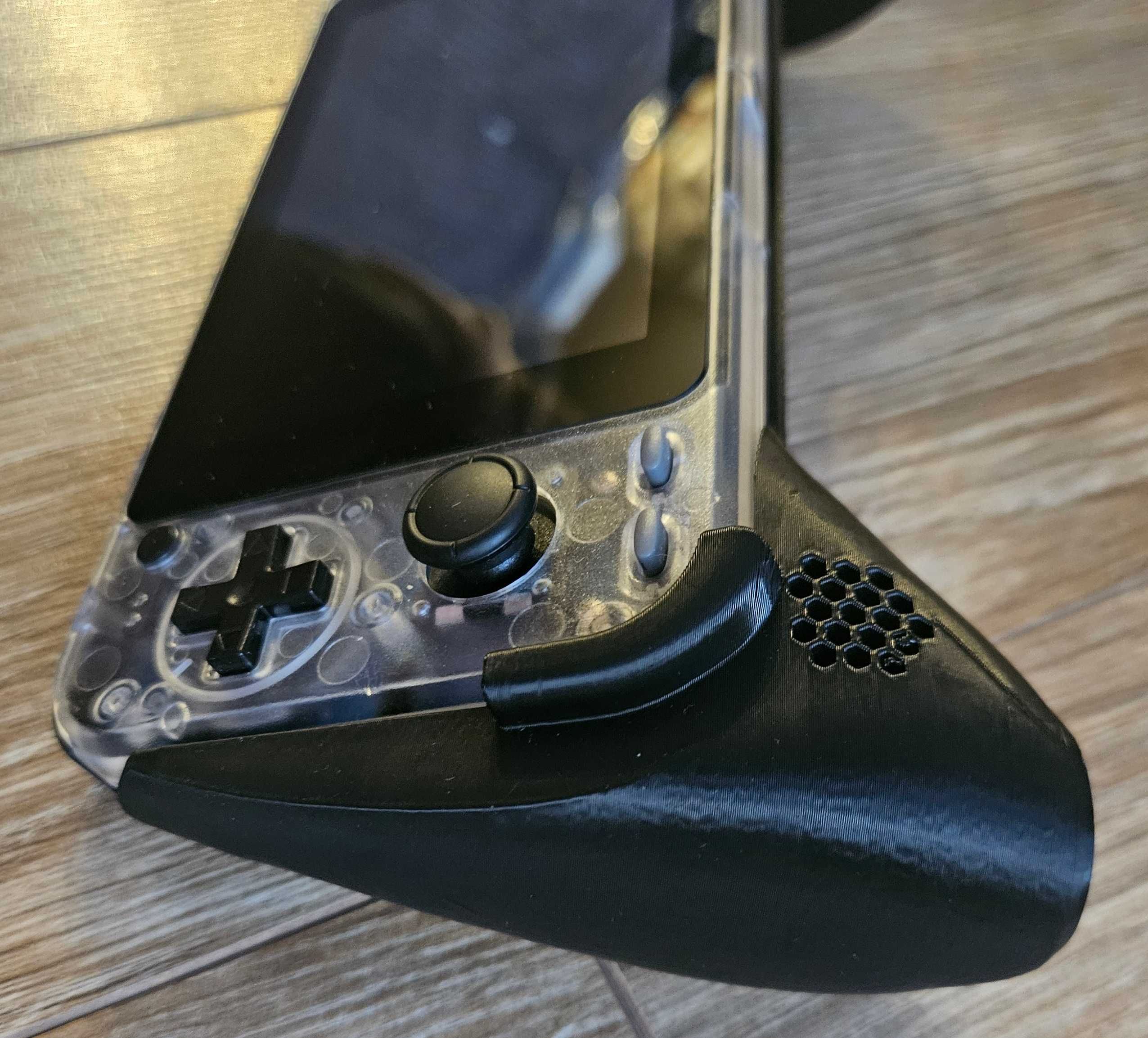 uchwyt do Odroid Go Ultra / Odroid Go Super, grip/pad czarny