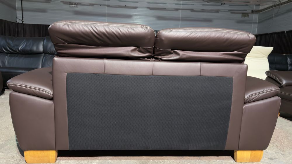 Шкіряний не розкладний диван. Кожаный не раскладной комплект