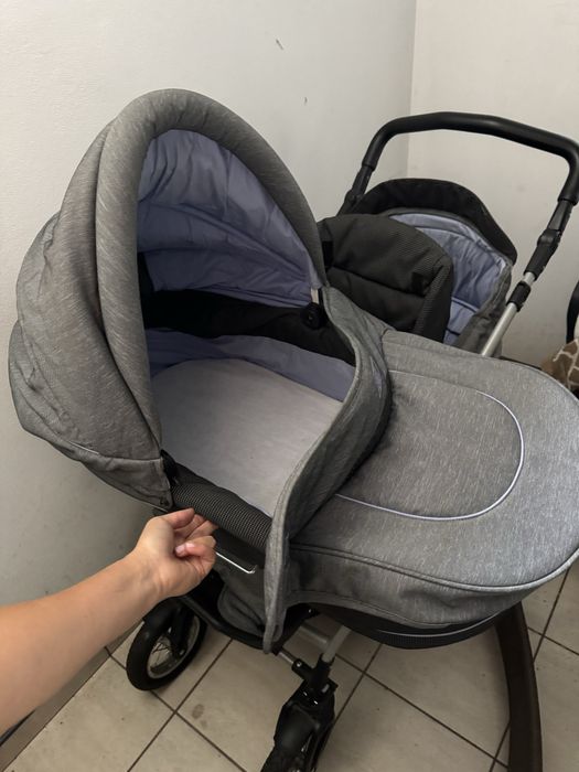 Wozek 2 w 1 Jedo Fyn gondola + spacerowka + akcesoria