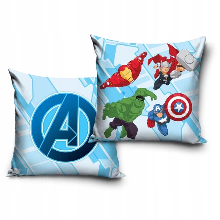 Koc 100x140 Polarowy + Poduszka 40x40 Avengers Hulk Flash