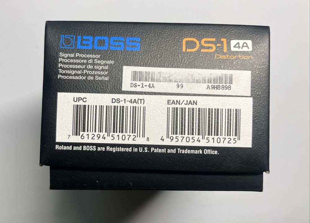 Pedal Boss ds1 edição limitada 40 anos
