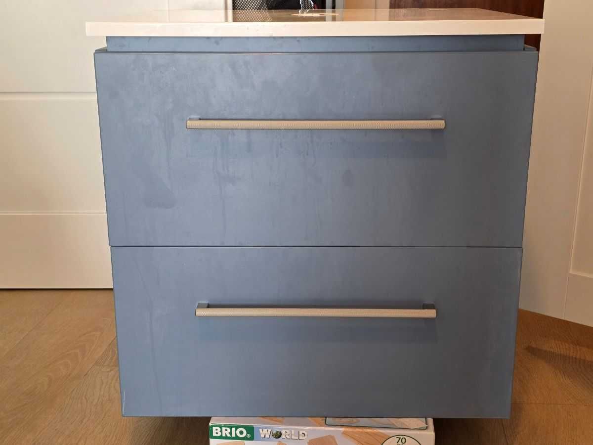 Szafka podumywalkowa Larga Cersanit niebieska 60 cm
