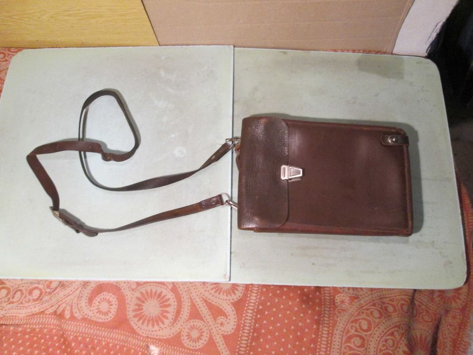 Планшет офіцерський розкладний. СРСР. Натуральна шкіра. 31 х 21 х 6 см