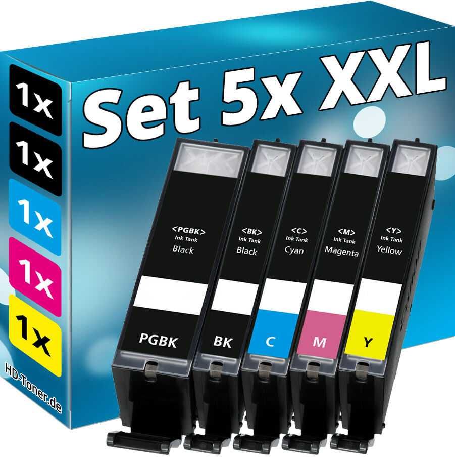 5x XL Tinteiros XL 571 para CANON