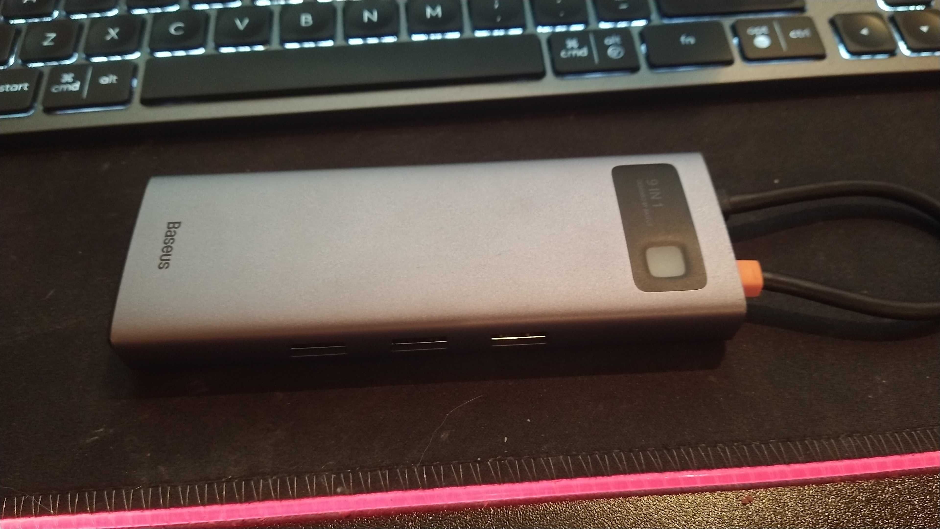 Docking USB-C Dual Monitor 4k USB3 Ethernet Baseus