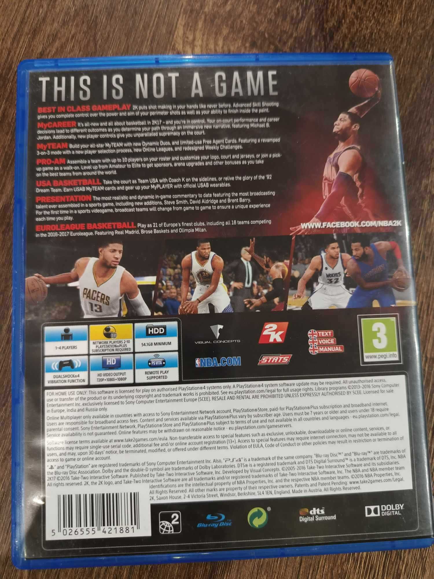 NBA 2K 17 playstation 4