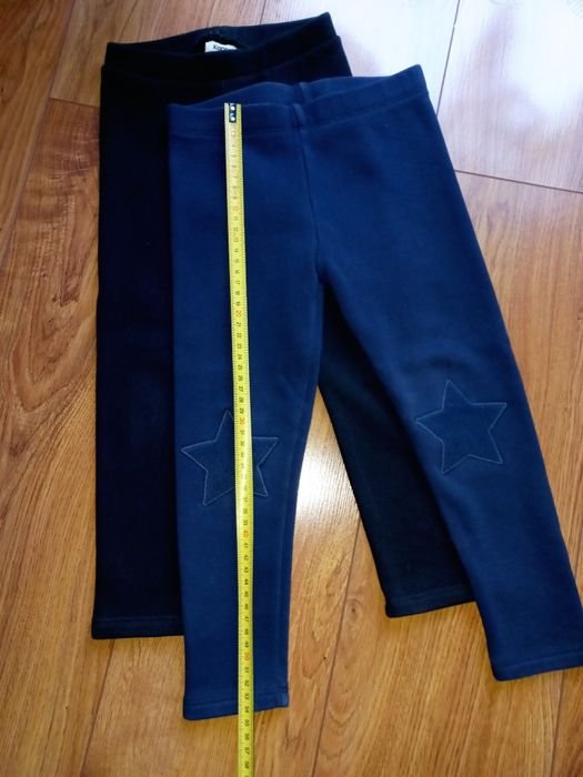 Next 2pack ciepłe legginsy getry ocieplane Kappahl 104-110