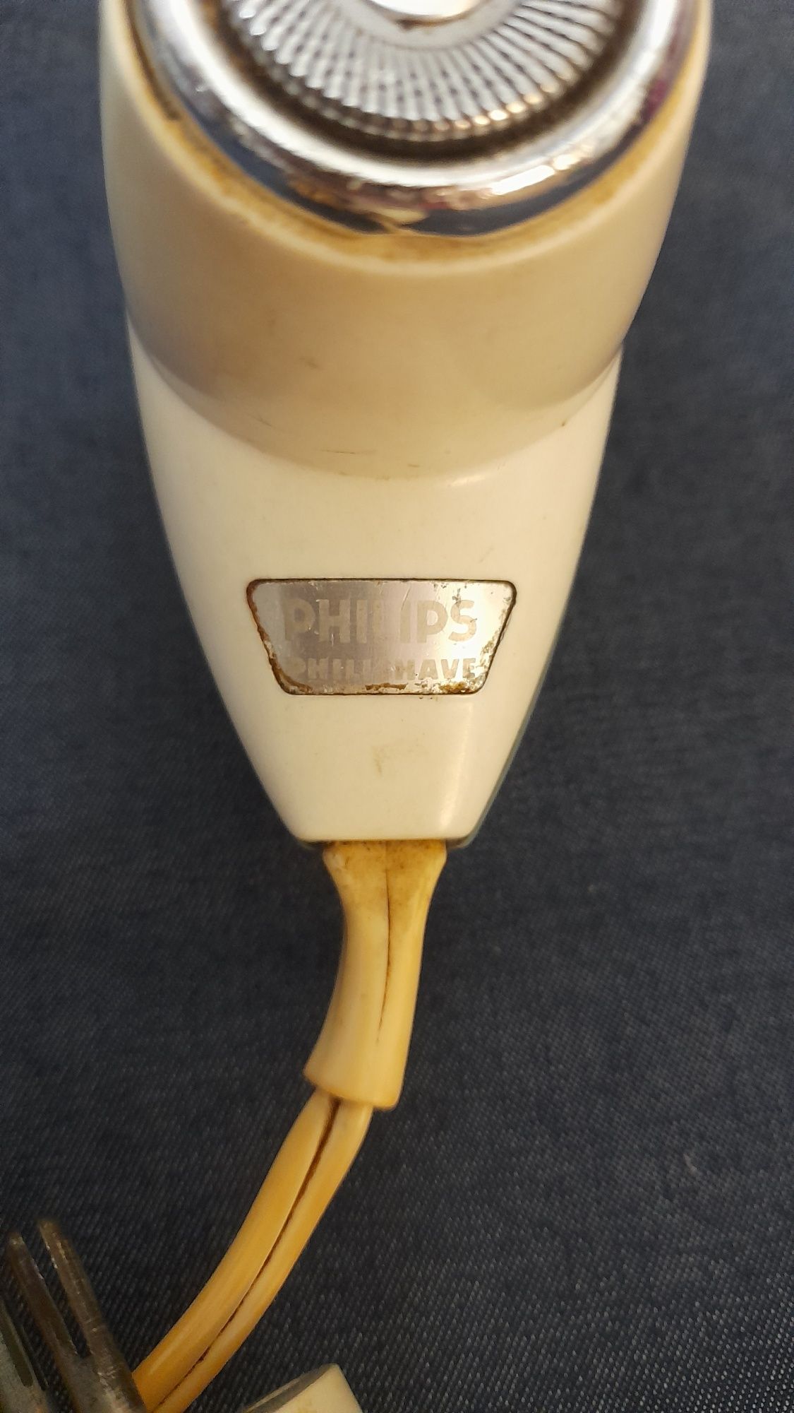 Máquina de barbear Philips antiga 1940 - Bom estado