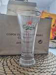 Vintage caixa original copos tulipa carlsberg