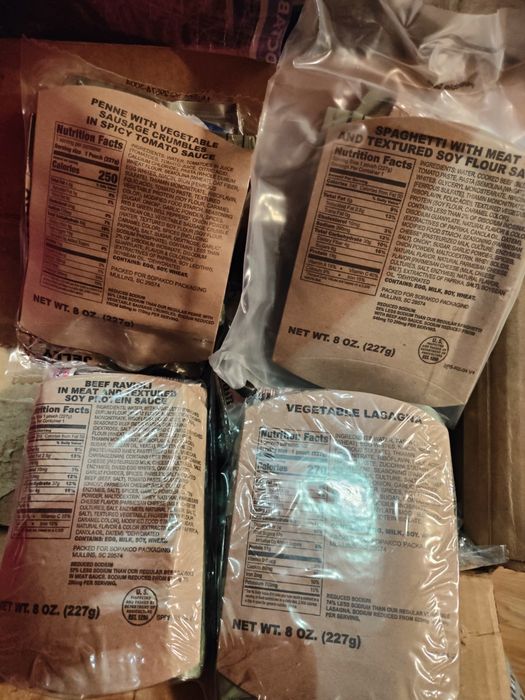 Сухпай раціон MRE Sopakco 16 шт - 1 ящик сухпайок
