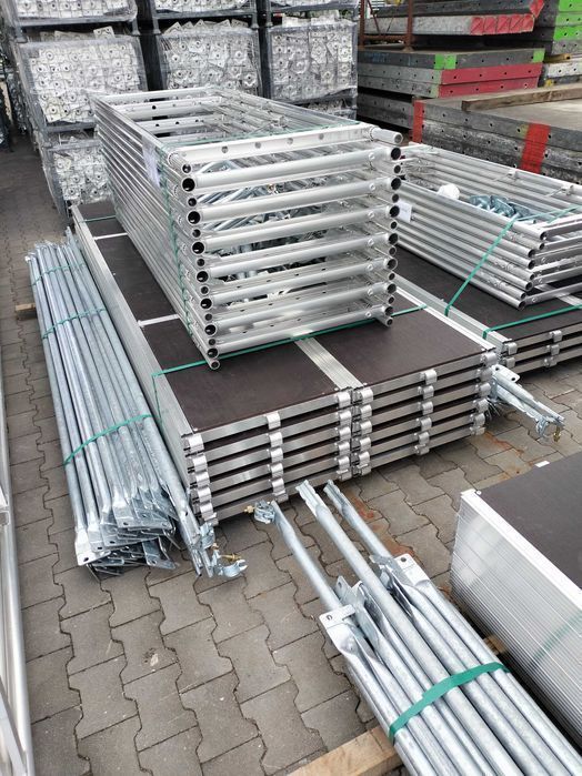 Rusztowanie aluminiowe typ baumann altrad klinowe 73  200m2