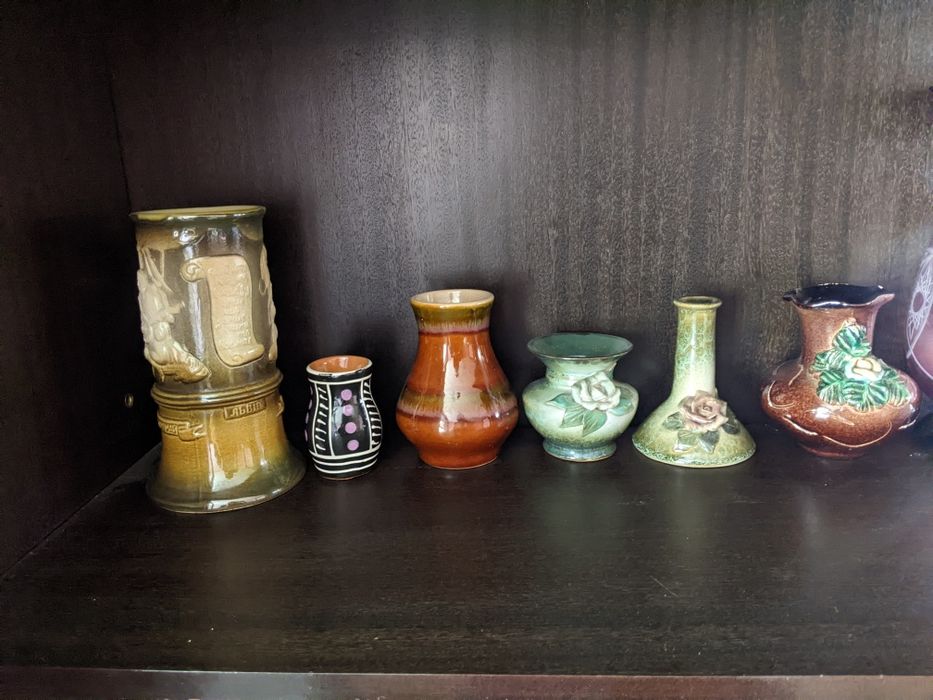 Вазы хрусталь глина