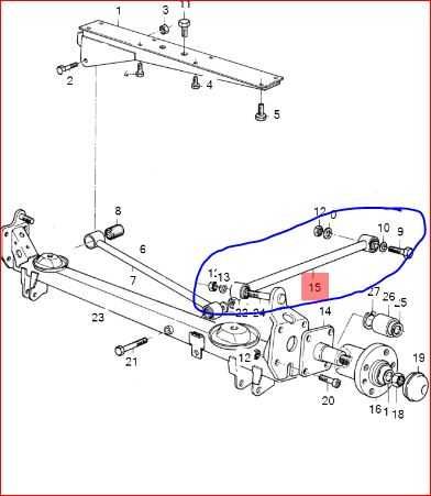 barra suspensao traseira volvo serie 400