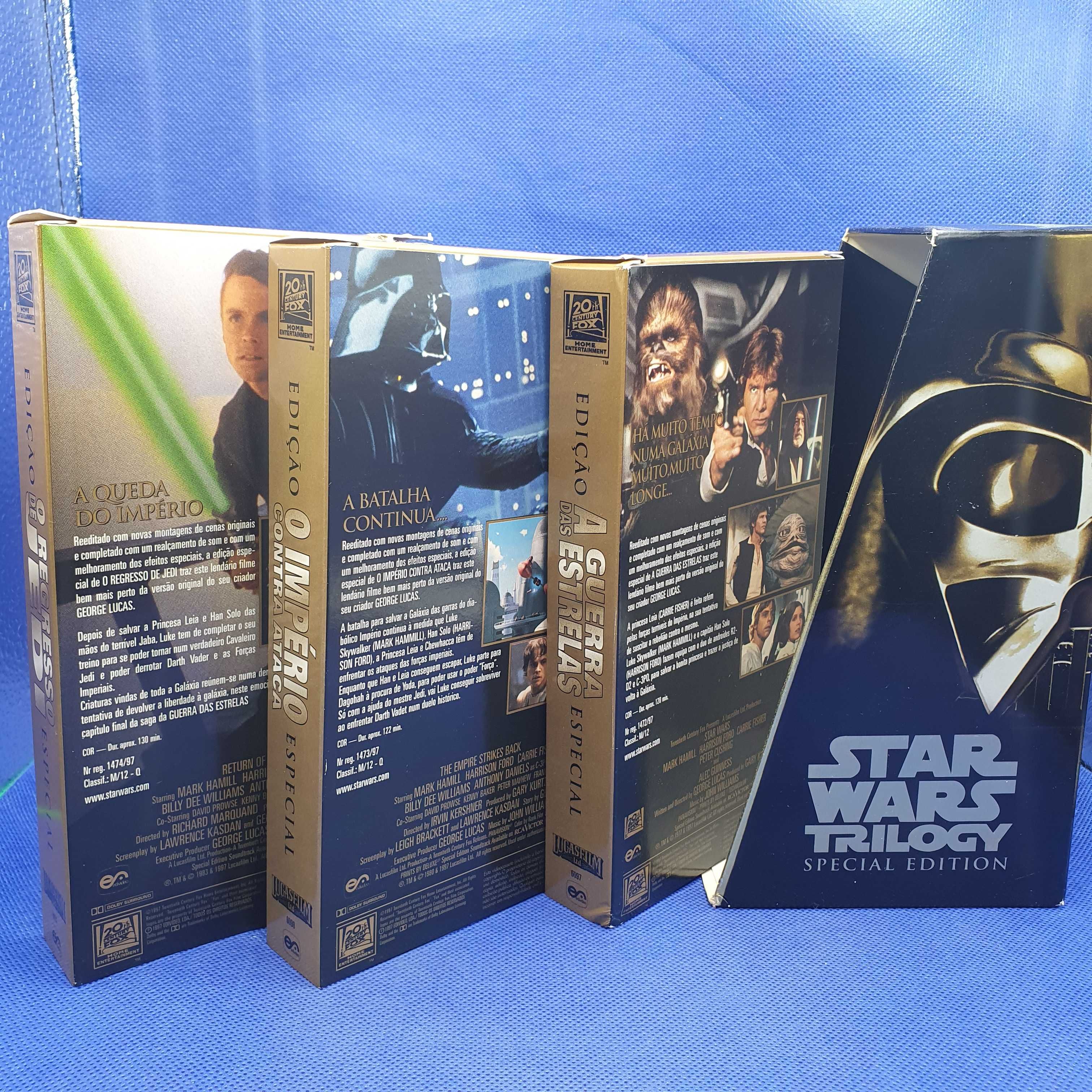 Filmes - Trilogia Star Wars, Edição Especial VHS - VSO