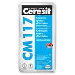 Клей для плитки та керамограніту Ceresit CM 117 (Церезіт СМ 117) 25кг