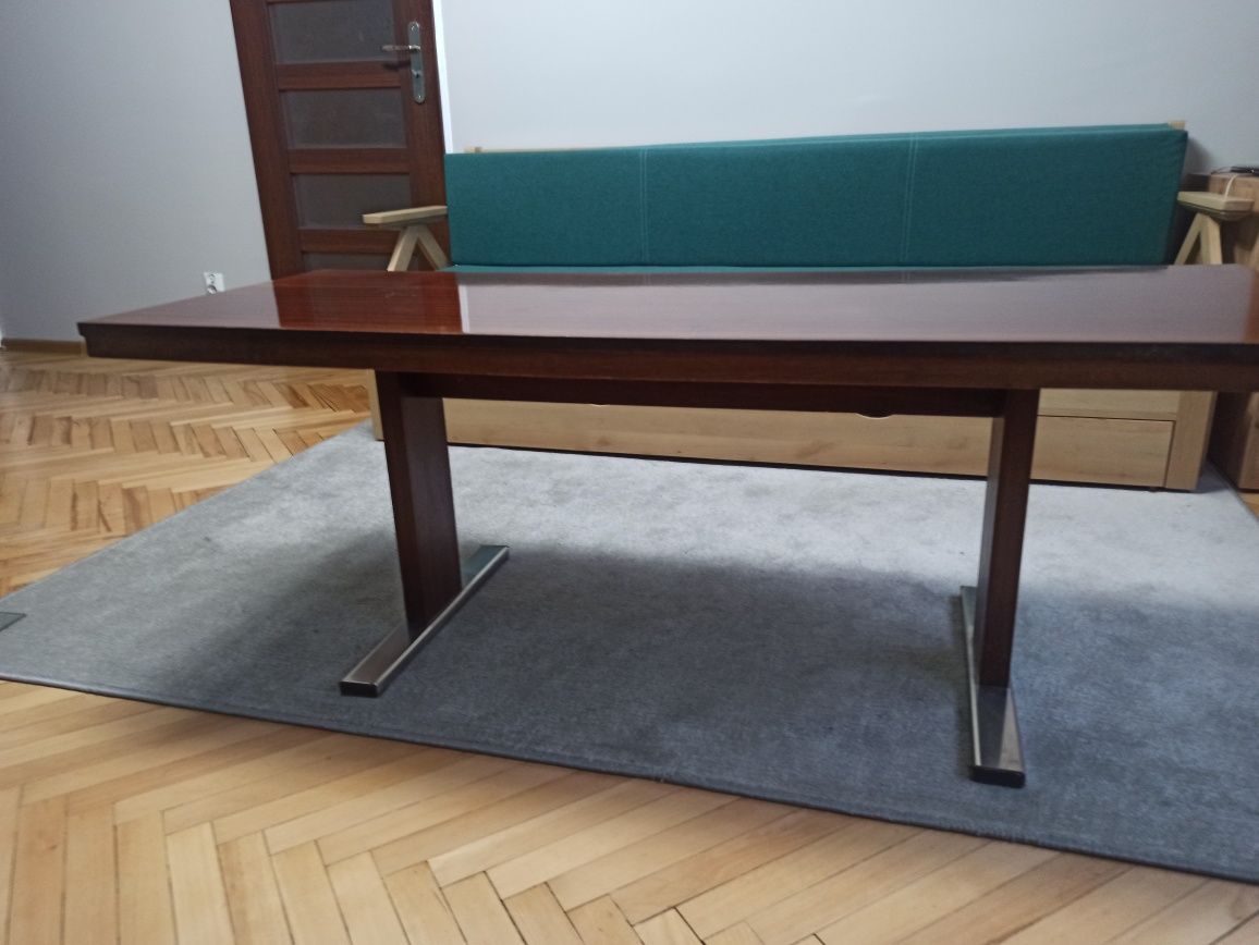 Stół Ława Retro z lat 70 ,wysoki połysk