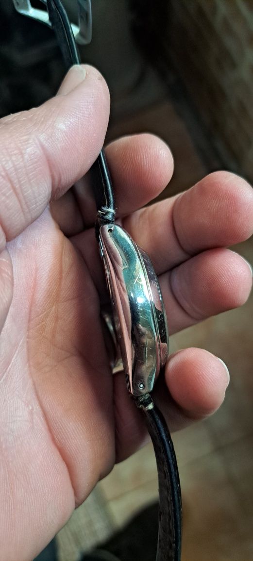 Relógio cronógrafo Swatch aço.