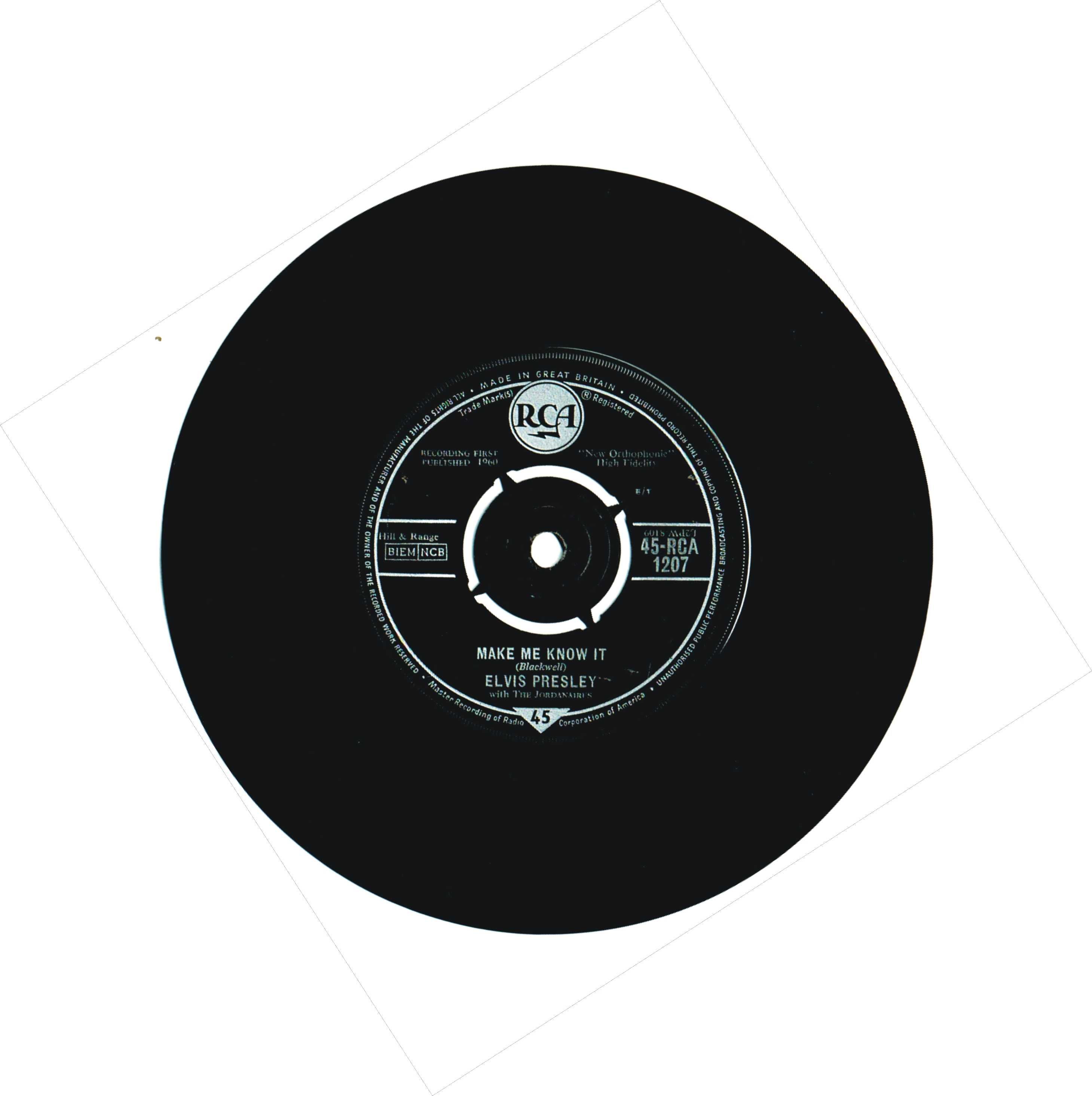 Elvis Presley – It's Now Or Never / Make Me Know It - 1977