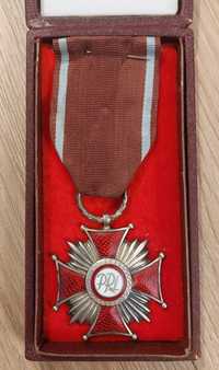 PRL Order Srebrny Krzyż Zasługi  + etui