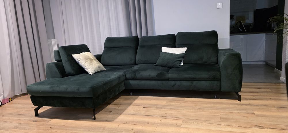 Narożnik rozkładany z funkcją spania