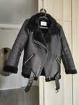 Kurtka w stylu motocyklowym, z misiem, Zara, r. xs