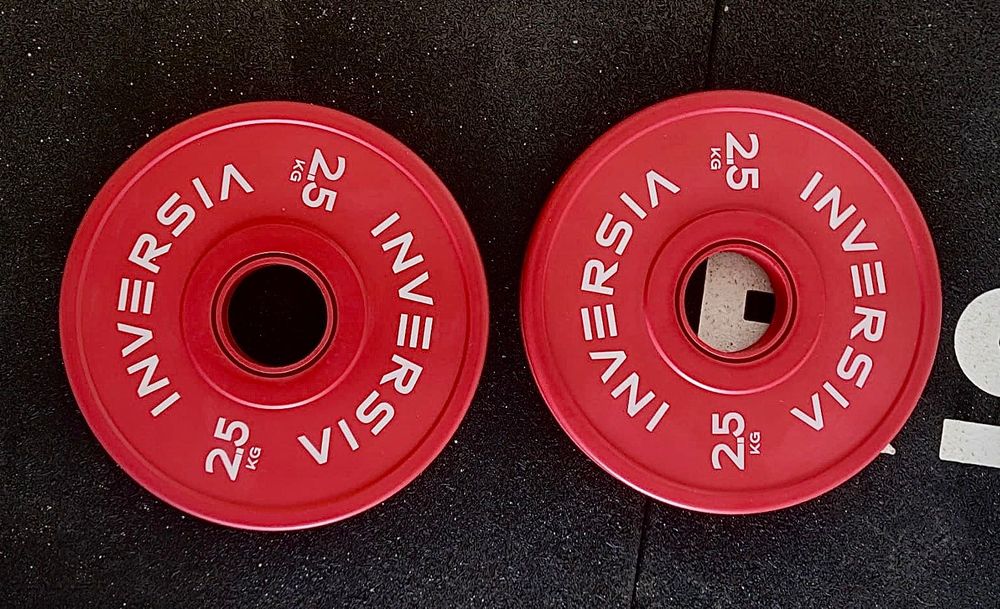 Pack Discos Olimpicos + Fracionários Novos – 0,5kg a 25kg (Embalados)