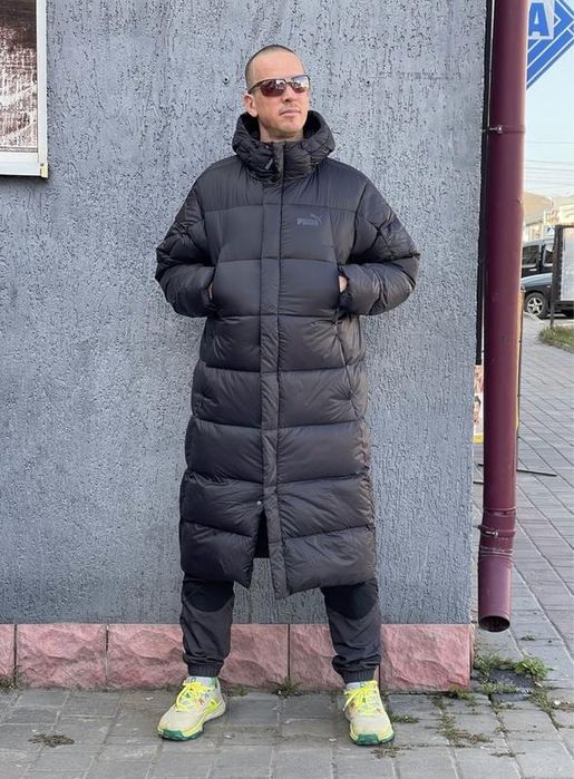 Новий Пуховик Puma Long 675377_01 Оригінал Зима Куртка Довга L XL пума