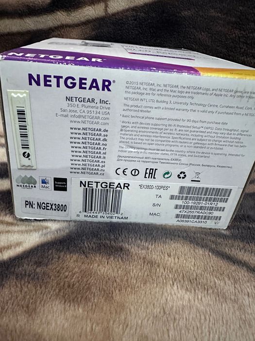 Wi-Fi адаптер NETGEAR EX3800