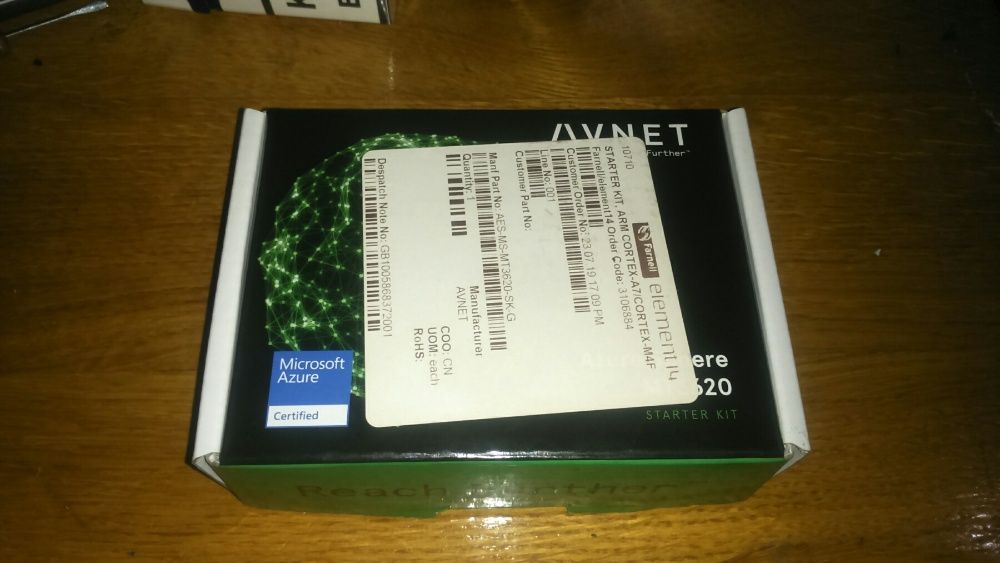 Стартовый комплект Avnet Azure Sphere MT3620